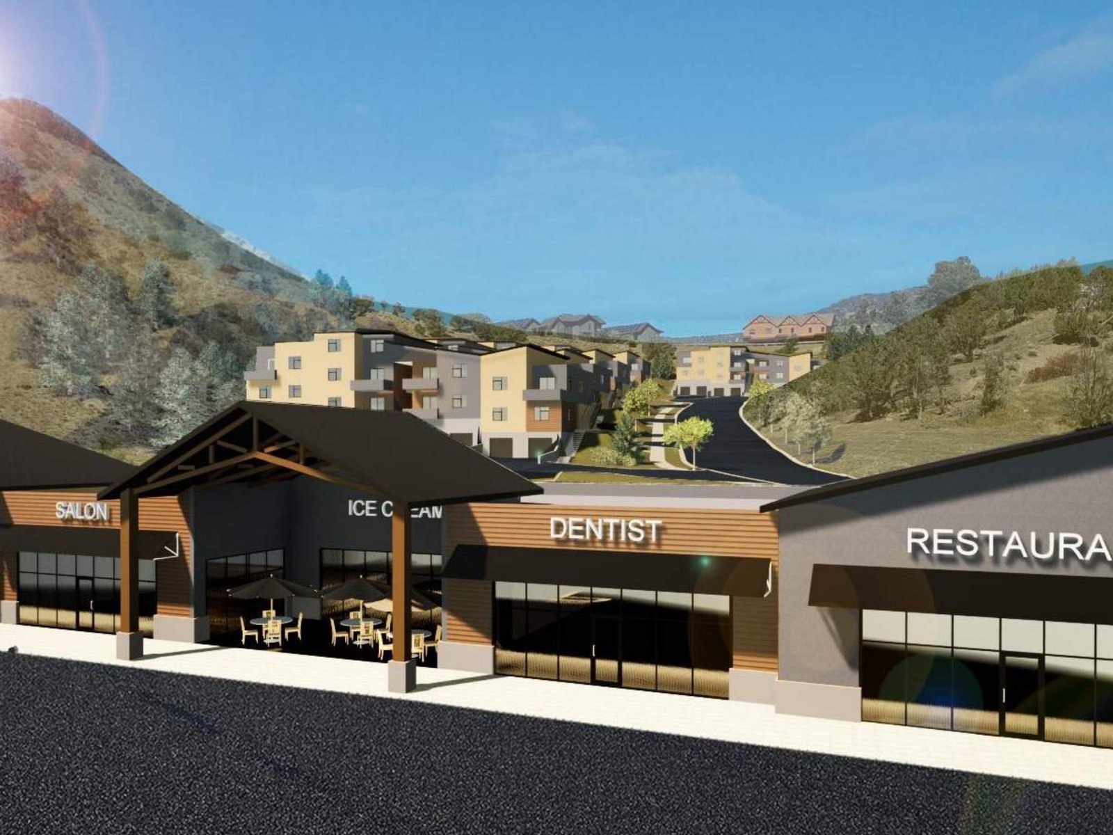 Retail center — Castle Valley Boulevard