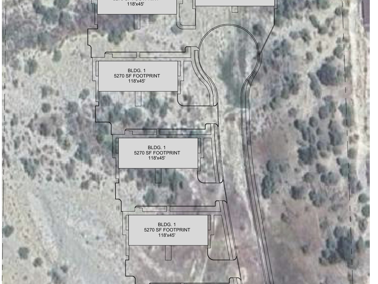 Residential site plan — 6.56-acre parcel